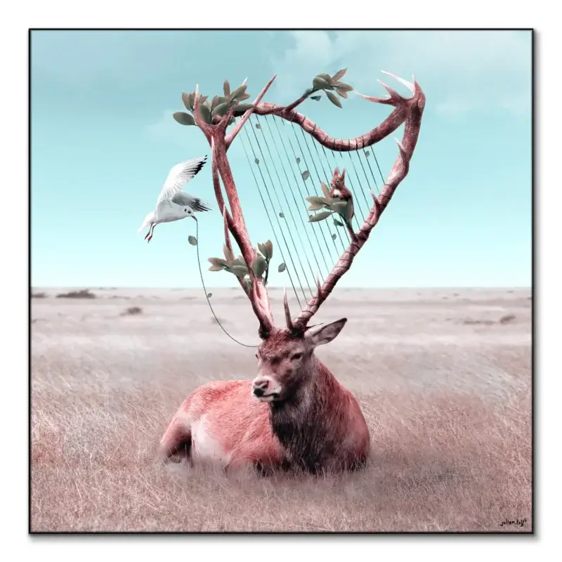 Symphony Cool Wall Art by Julien Tabet