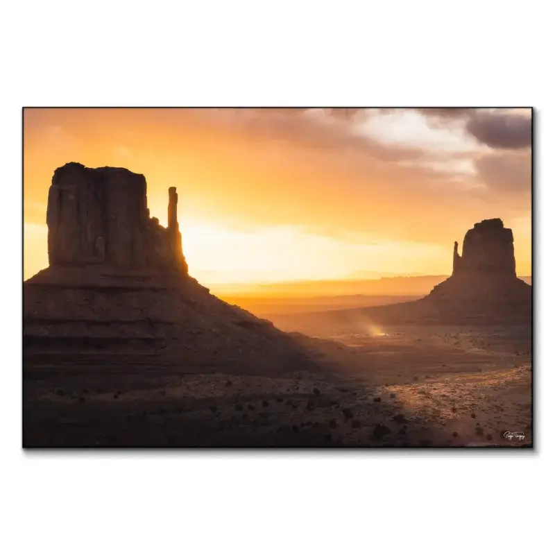 Desert Landscape at Sunset Wall Art