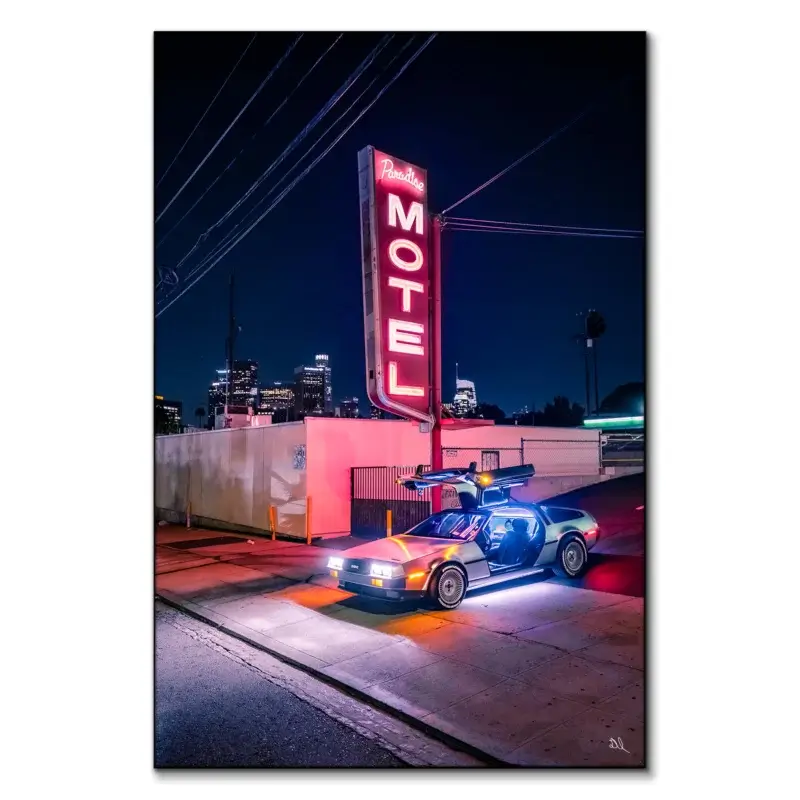 Back to the Future Warm Wall Art by Deston Isas