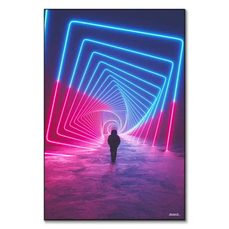 Lets Do Drugs Vibrant Wall Art by Davansh Atry