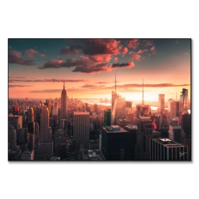 The City of Gold Warm Wall Art by Zach Doehler