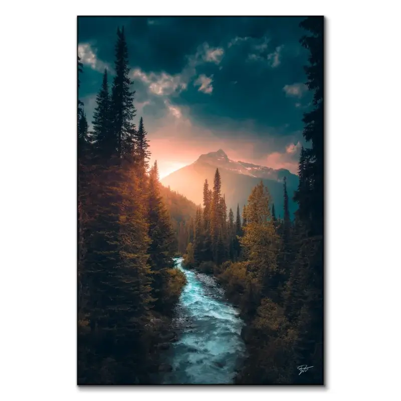 Where the River Flows Cool Wall Art by Zach Doehler