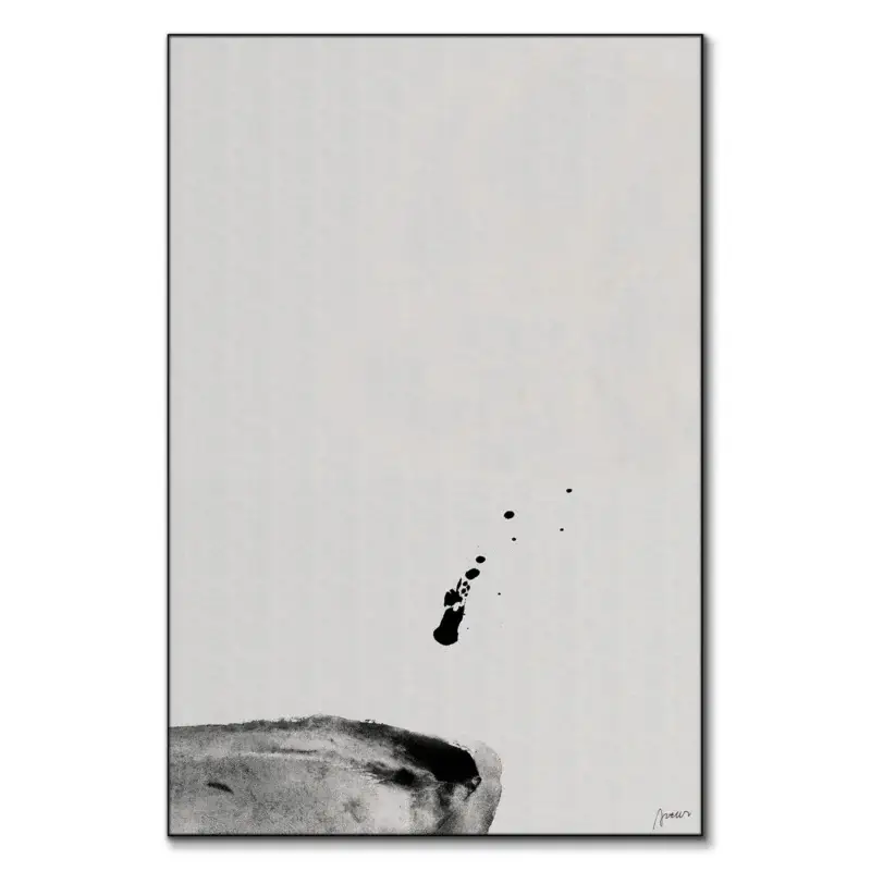 But Listen Black and White Wall Art by Artur Chen