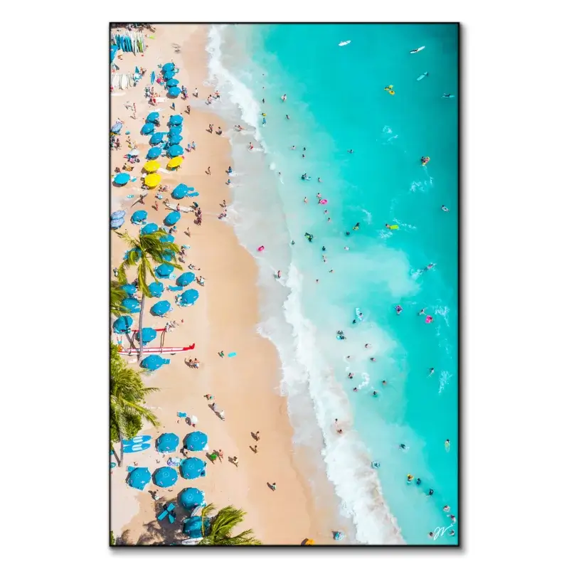 Waikiki Sands Vibrant Wall Art by Jess Loiterton