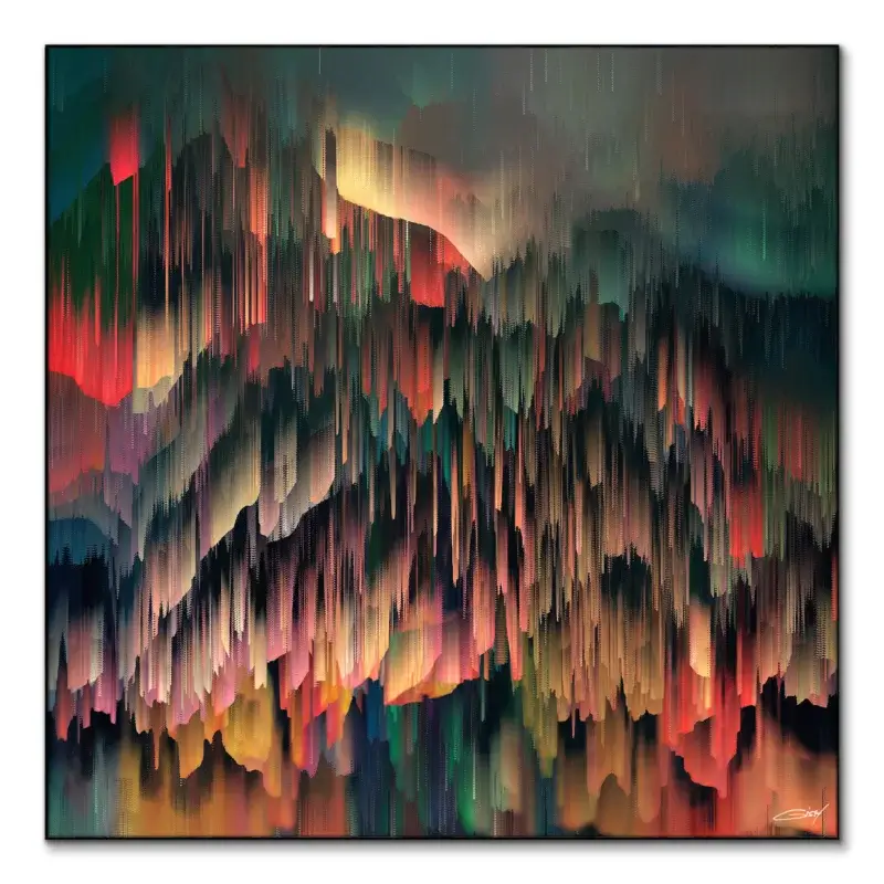A Moment Made of Glass Warm Wall Art by Jamison Gish