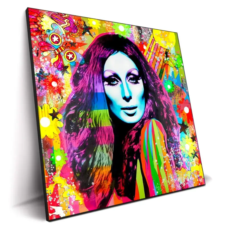 Colorful Cher Vibrant Wall Decor by Jessica Stempel