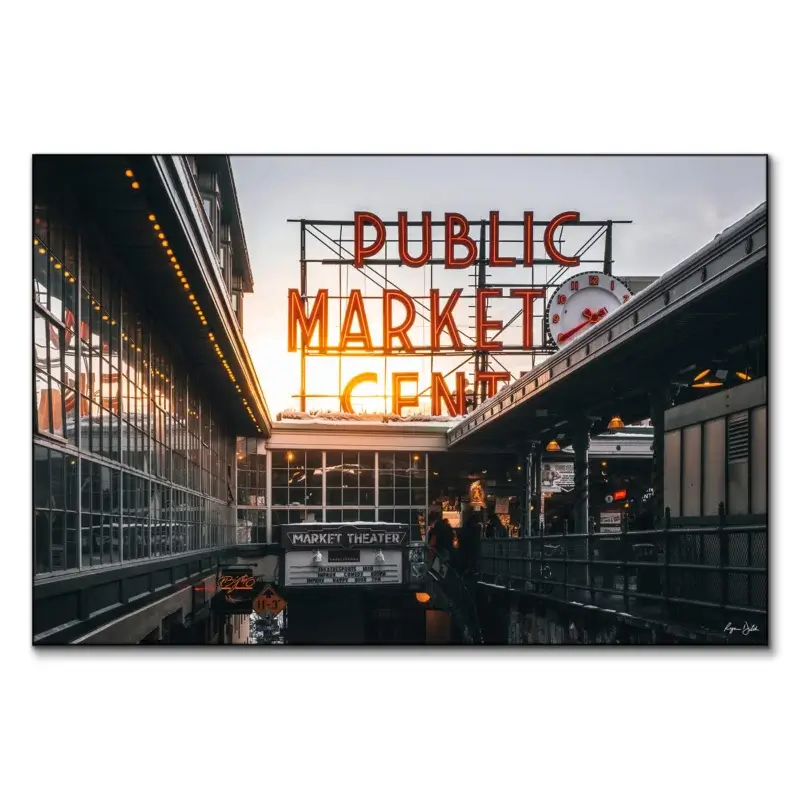 Market Views Warm Wall Art by Ryan Ditch