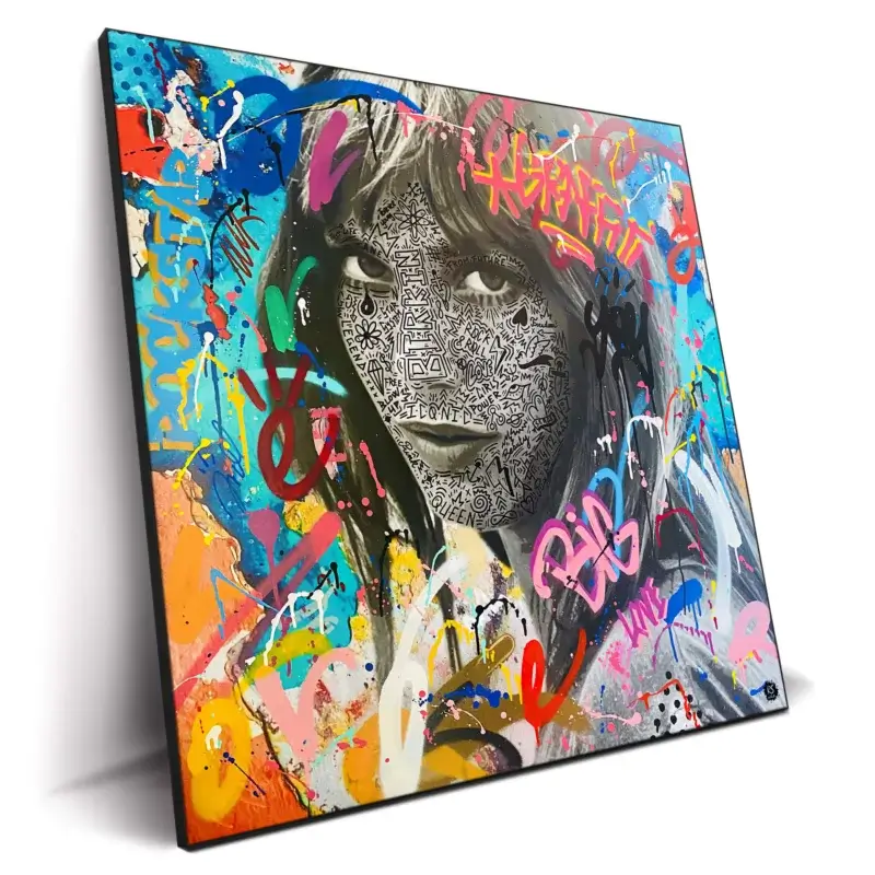 Birkin Vibes Vibrant Wall Decor by RS Artist