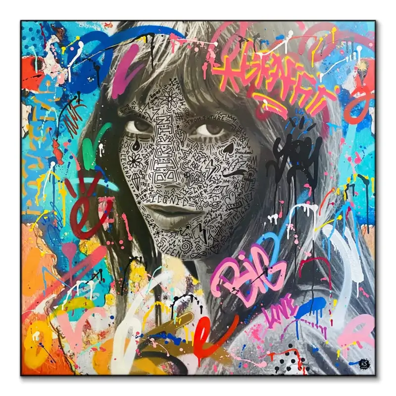 Birkin Vibes Vibrant Wall Art by RS Artist