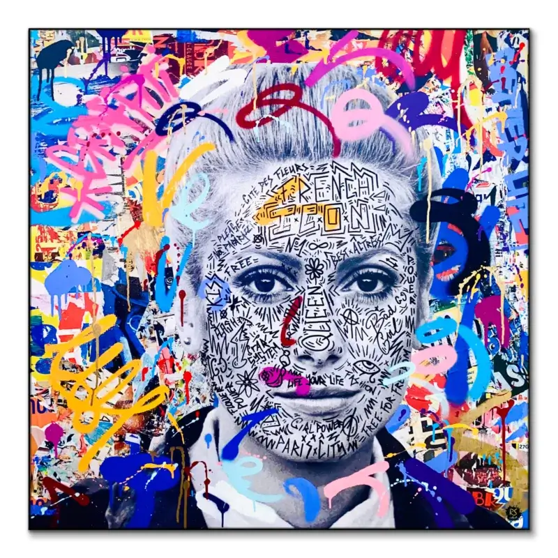 Juste Un Regard Vibrant Wall Art by RS Artist