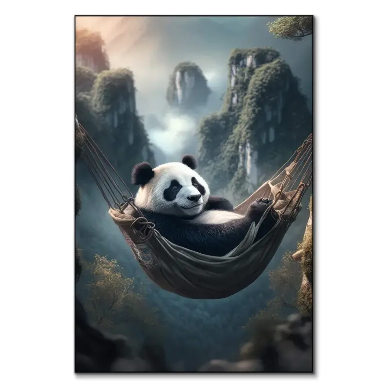 Chill Panda Wall Art by Zenja Gammer