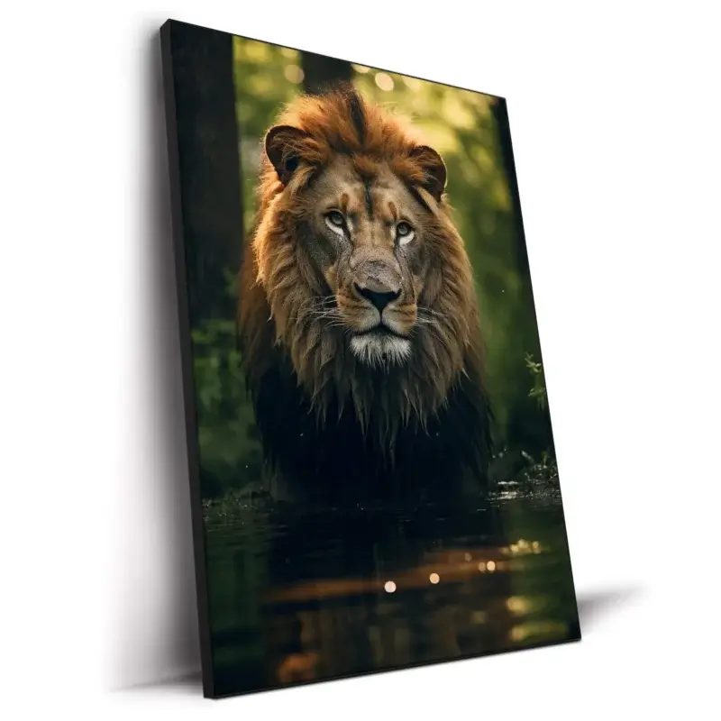 On the Prowl Green Wall Decor by Zenja Gammer