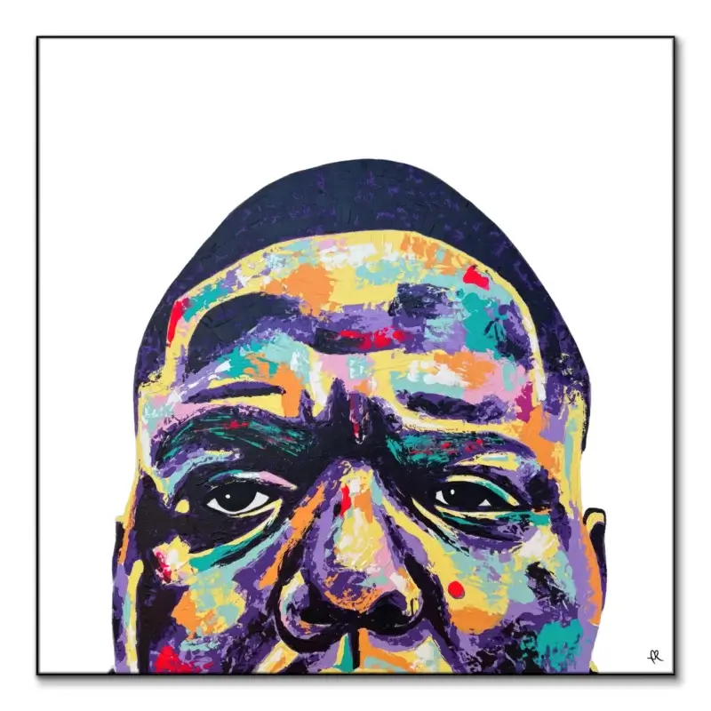 Fluid Biggie Colorful Wall Art by IR Artwork