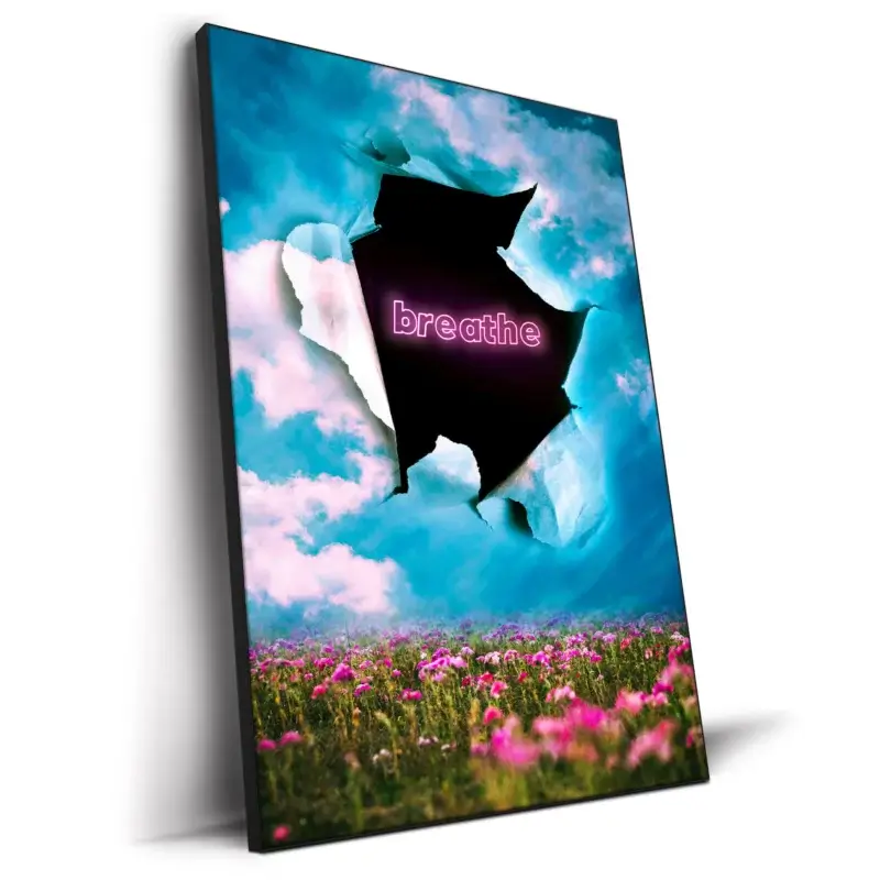Breathe Colorful Wall Decor by Seamless