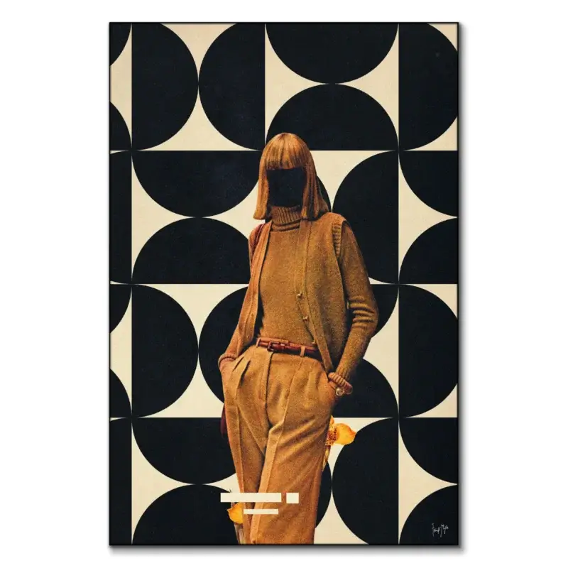1978 Brown Wall Art by Frank Moth
